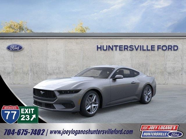 2026 Ford Mustang EcoBoost in Carbonized Gray Metallic — front three-quarter view