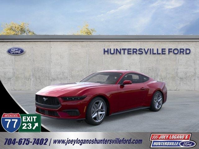 2026 Ford Mustang EcoBoost in Molten Magenta Metallic Tinted Clearcoat — front three-quarter view