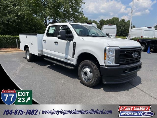 2026 Ford F-350SD XL DRW in Oxford White — front three-quarter view
