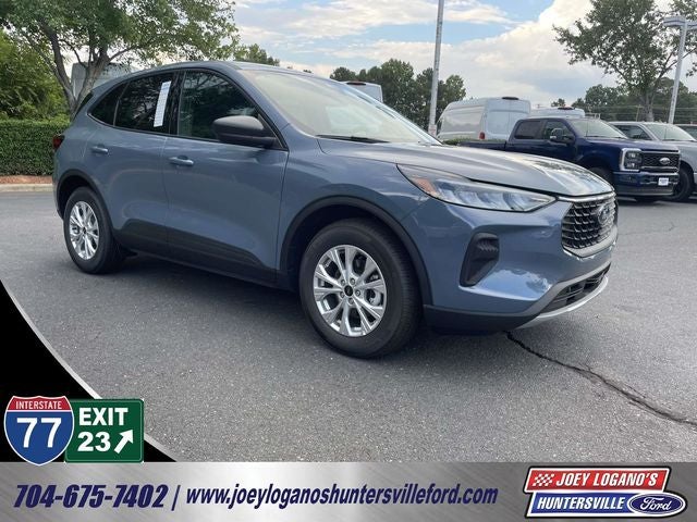 2026 Ford Escape Active in Vapor Blue Metallic — front three-quarter view