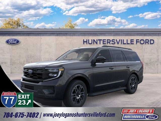 2026 Ford Expedition Active in Dark Matter Gray Metallic — front three-quarter view