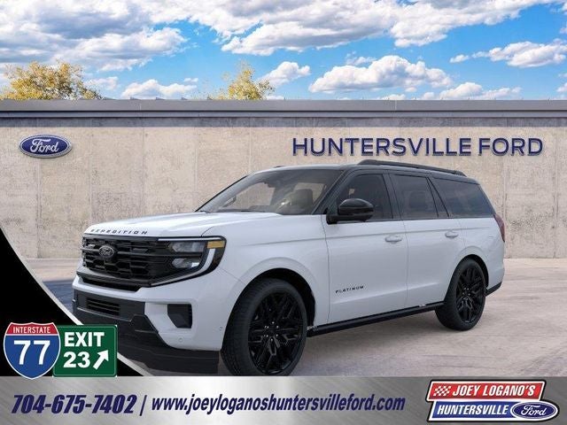 2026 Ford Expedition Platinum in Silver Metallic — front three-quarter view