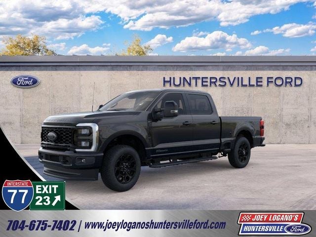 2026 Ford F-250SD Lariat in Agate Black Metallic — front three-quarter view