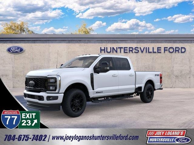 2026 Ford F-250SD Lariat in Star White Metallic Tri-Coat — front three-quarter view