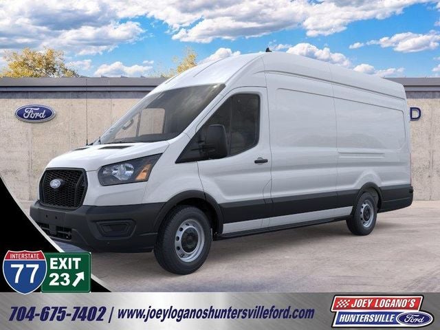 2026 Ford Transit-250 Base High Roof in Oxford White — front three-quarter view