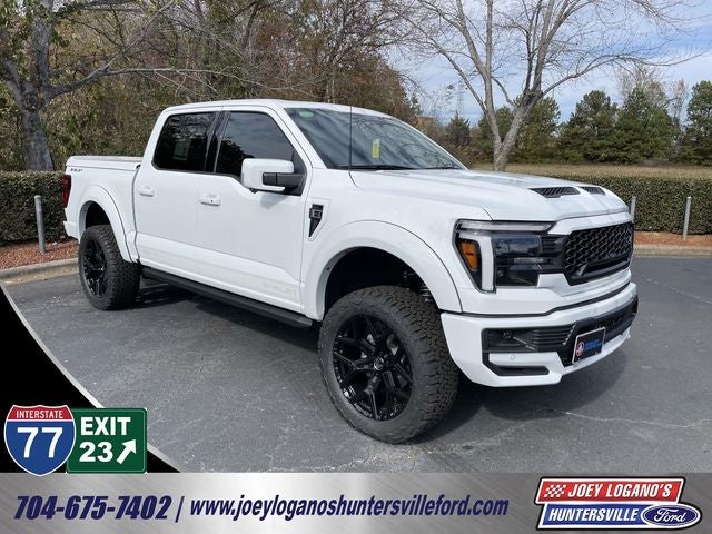 2025 Ford F-150 Lariat SHELBY 785HP SUPERCHARGED in Oxford White — front three-quarter view