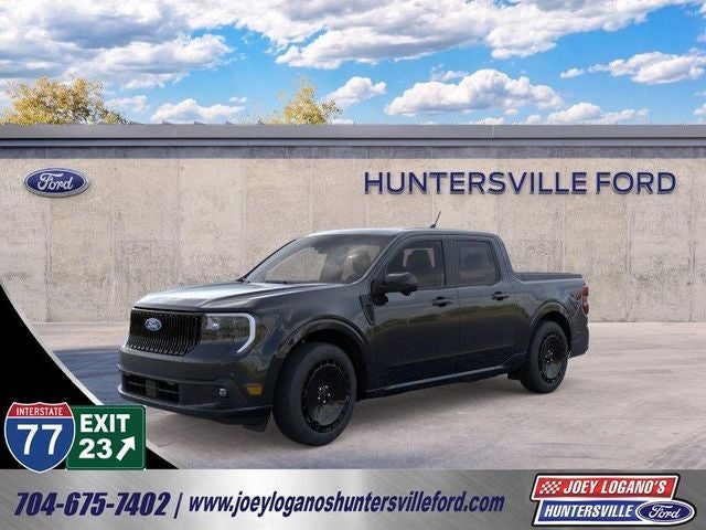 2026 Ford Maverick Lobo High in Shadow Black — front three-quarter view