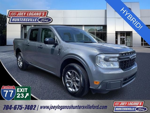 2024 Ford Maverick XLT in Gray Metallic — front three-quarter view