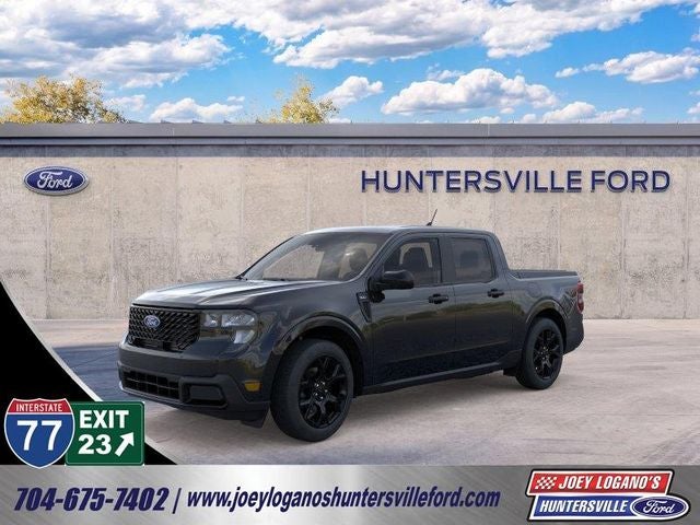 2026 Ford Maverick XLT in Shadow Black — front three-quarter view