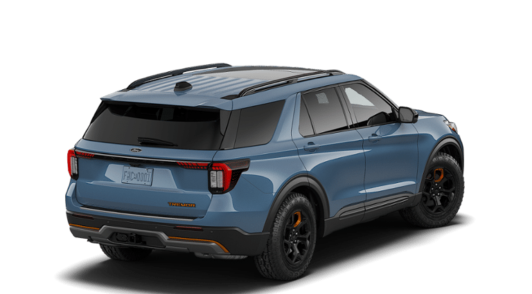 2026 Ford Explorer — rear three-quarter view