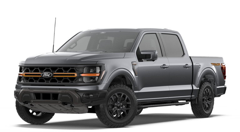 2026 Ford F-150 Tremor in Carbonized Gray Metallic — front three-quarter view